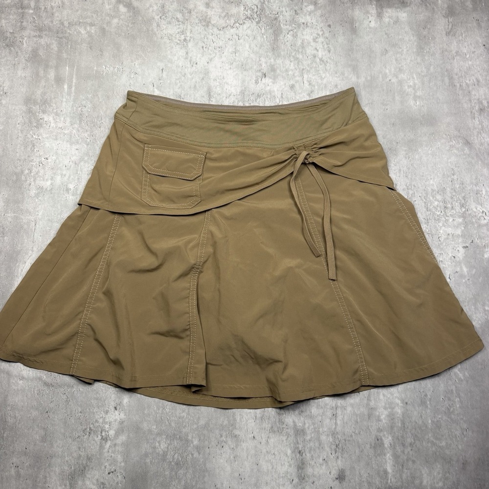 Athleta Wherever Skort Skirt Womens Size 2 Brown Active Workout Tennis Gym Yoga